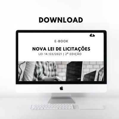 E-Book Nova Lei de Licita&ccedil;&otilde;es | 2&ordf; Edi&ccedil;&atilde;o - No dia 1&ordm; de abril de 2021, foi publicada a Lei 14.133/2021, conhecida como a Nova Lei de Licita&ccedil;&otilde;es,&nbsp;com 26 vetos do Presidente da Rep&uacute;blica.
Na 2&ordf; Edi&ccedil;&atilde;o do nosso E-BOOK, analisamos todos os vetos e elaboramos o fluxograma do procedimento padr&atilde;o das licita&ccedil;&otilde;es, que segue o rito do preg&atilde;o.
Tamb&eacute;m acrescentamos algumas novidades, como as minutas de modelo-padr&atilde;o de diversos procedimentos.
Para baixar, acesse aqui.